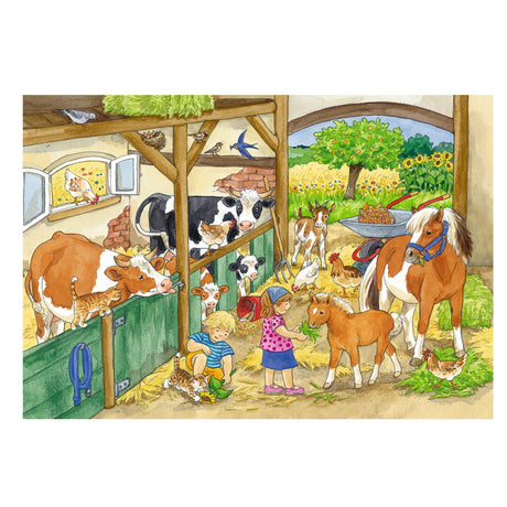 Ravensburger Happy Farm Life, 2 x 24 Stk.