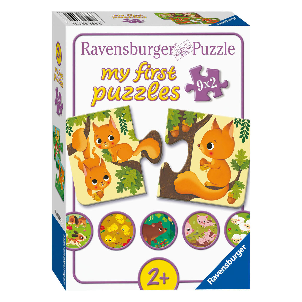 Ravensburger zvířata a jejich malá hádanka, 9x2st.