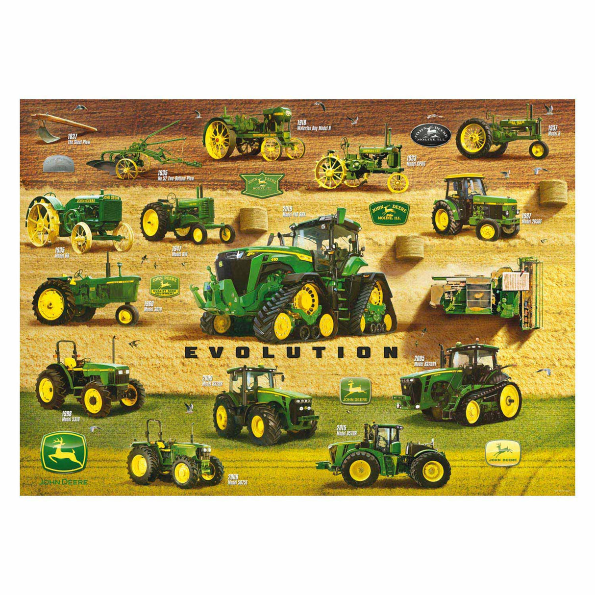 Ravensburger Le patrimoine de John Deere Leg Puzzle, 1000st.