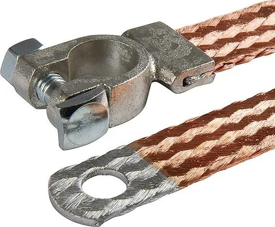 Herth+Buss Erdungsband Batt.Erdungsbänder 300mm m.Klemmenblock
