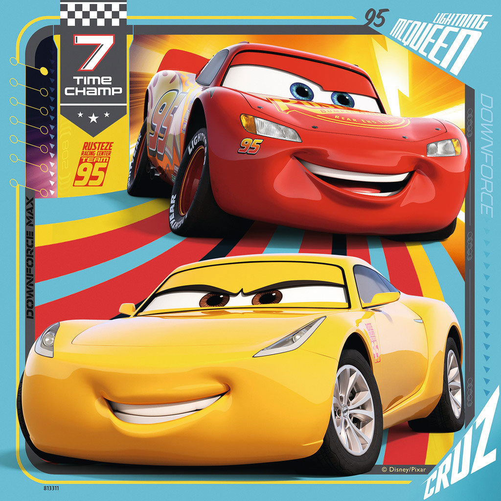 Ravensburger - Cars 3 Puzzel 3x49st.