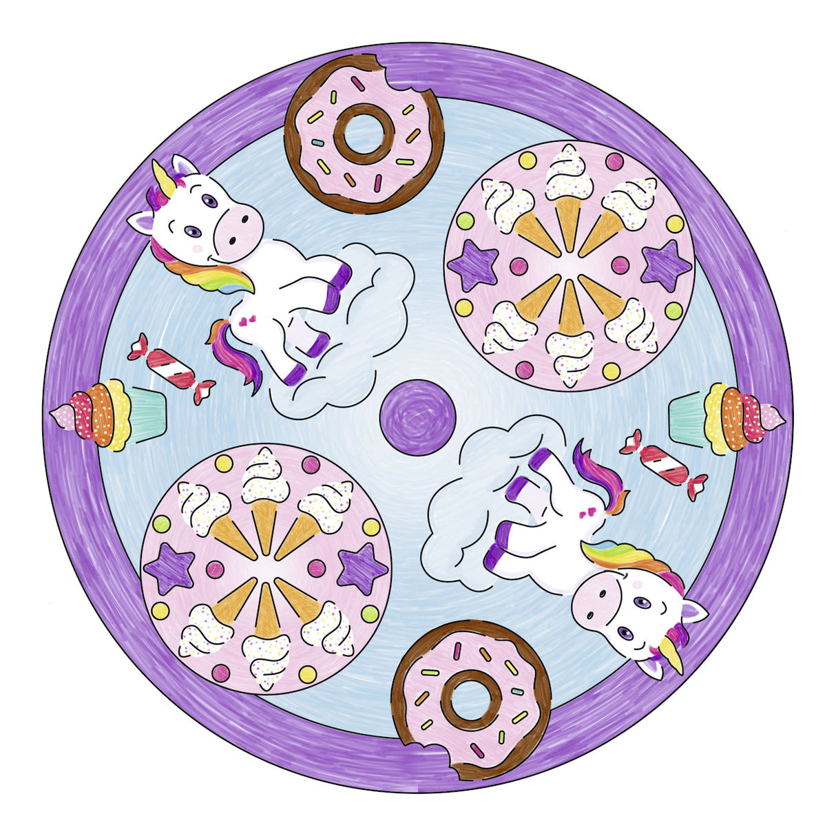Mandala Designer 2in1 - Einhorn