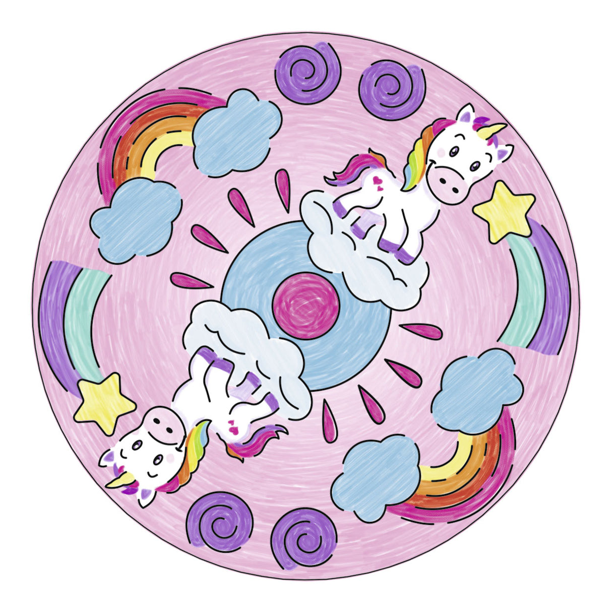 Mini Mandala Designer - Einhorn
