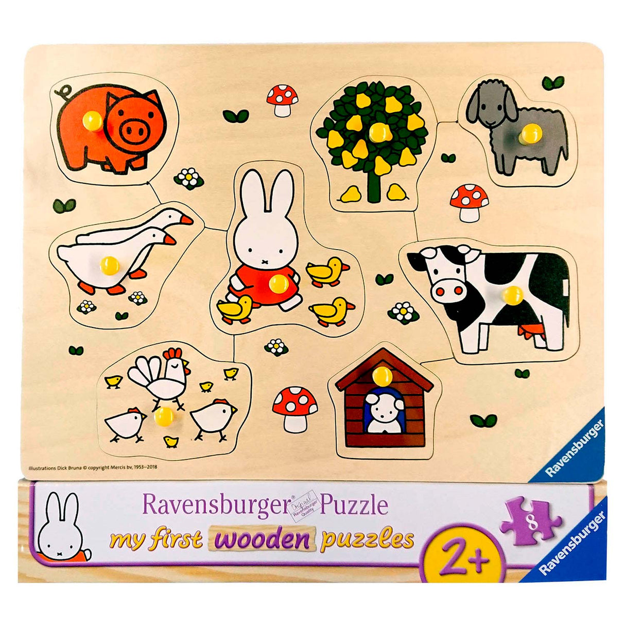 Ravensburger Noppen Puzzle on the Farm 8t.