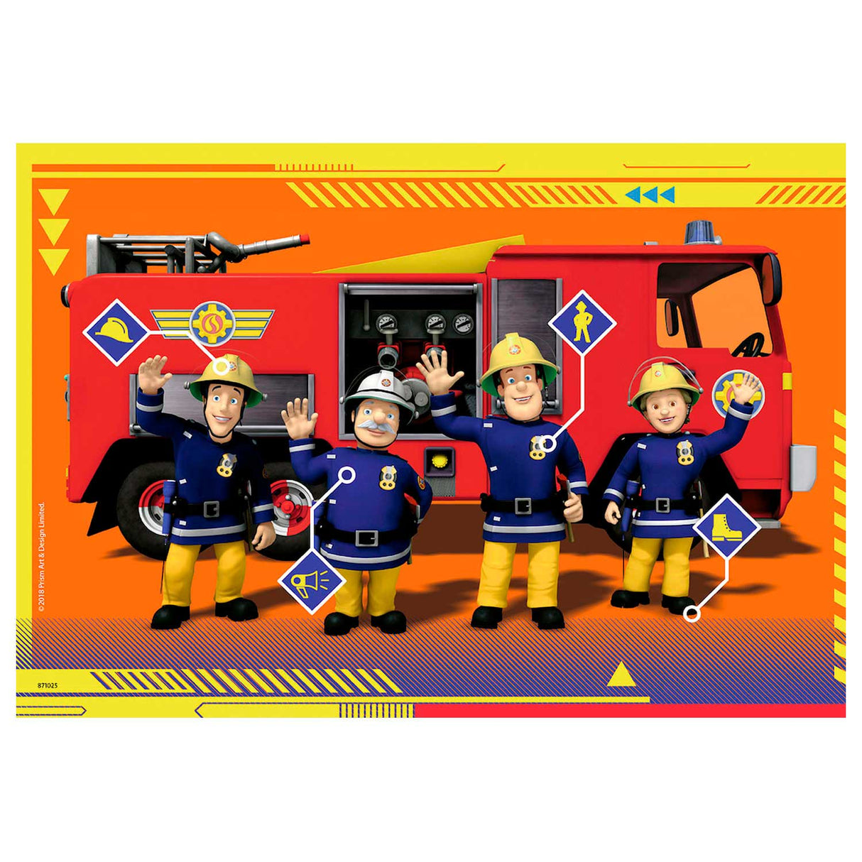 Ravensburger - Fireman Sam Puzzle - I Action 2x24 stykker