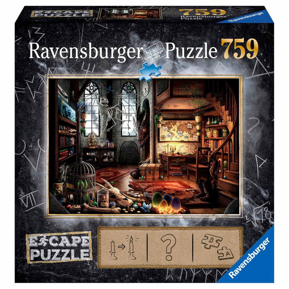 Ravensburger Escape Room Puzzle Draken Laboratory, 759.