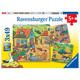 Ravensburger na kmetiji 3x49st.