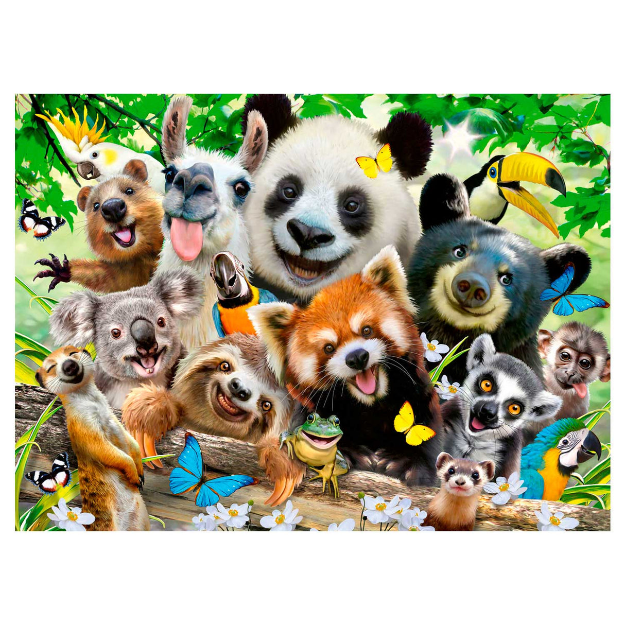 Ravensburger Puzzle Wildlife Selfie 300 Teile