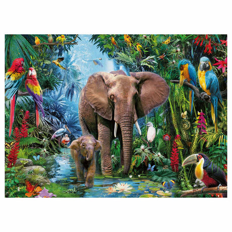 Ravensburger Elefanten im Dschungel, 150 Stk. xxl