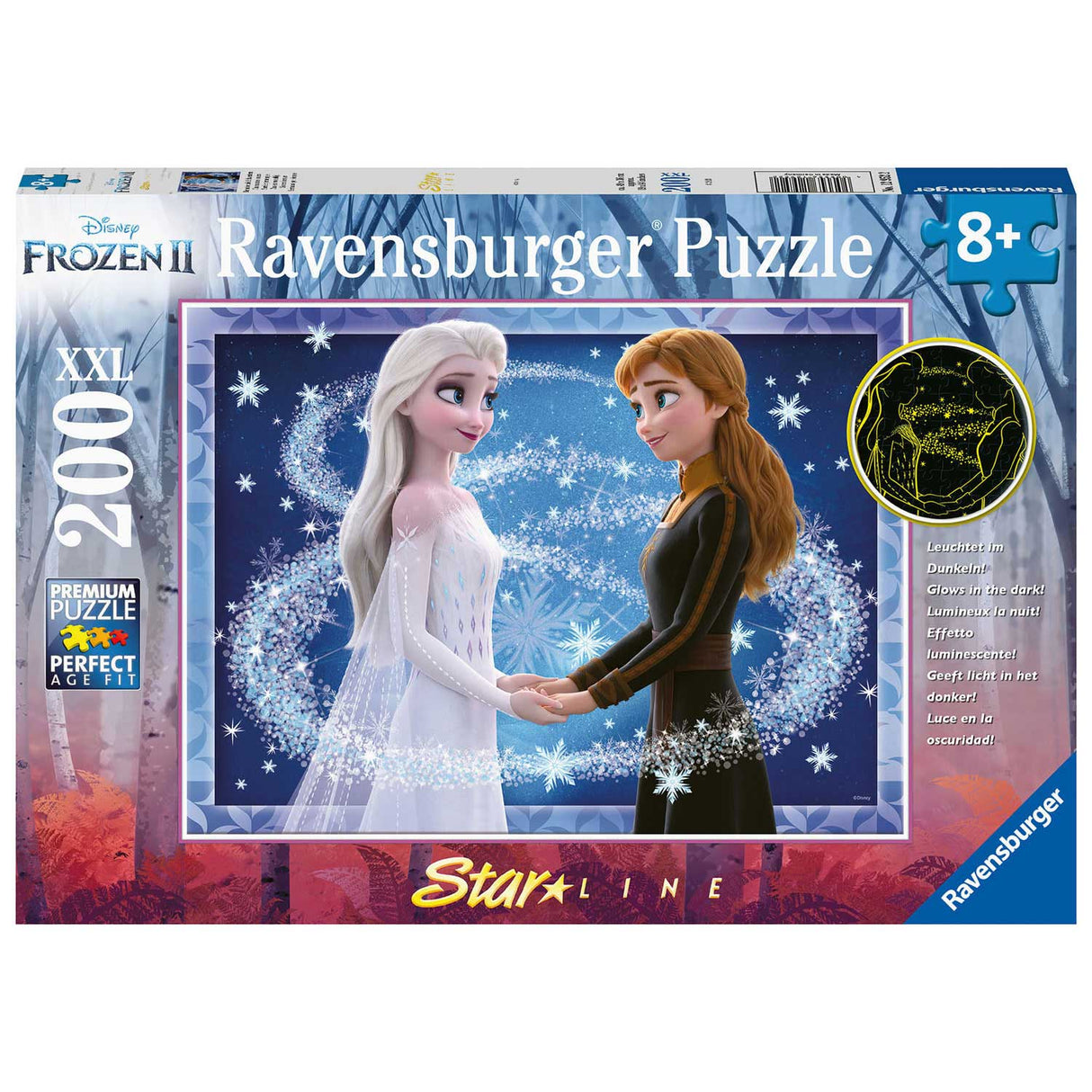 Ravensburger - Frozen Starline - Schwestern für immer 200 Stück xxl