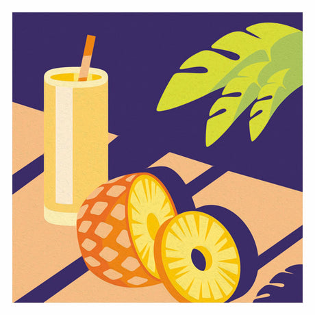 Ravensburger Malen-nach-Zahlen-Set – Kreativ-Malpaket Ananas.
