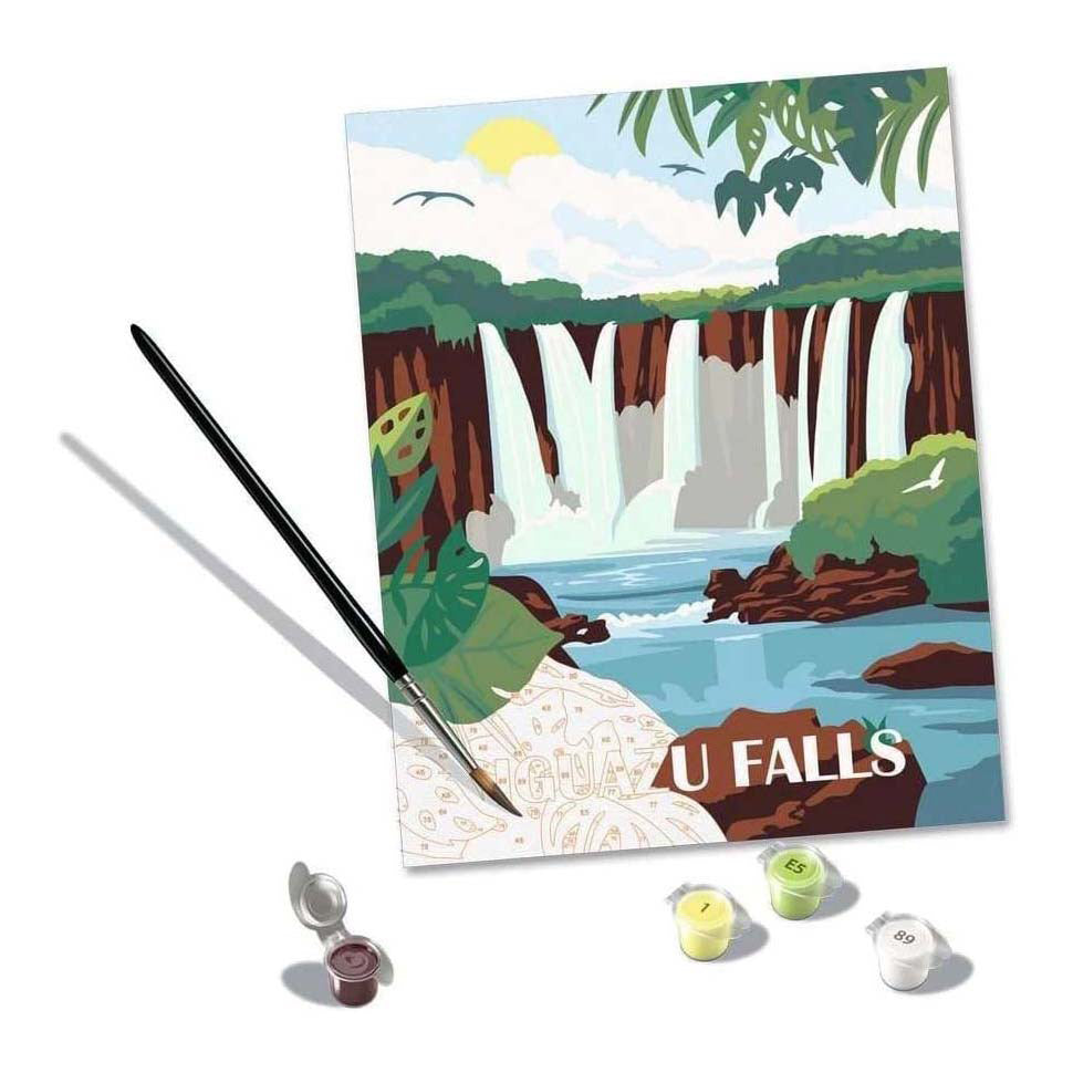 Ravensburger Creart Malen nach Zahlen – Iguazu-Wasserfälle
