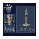 Ravensburger 3D-Puzzle Icons Big Ben – mit Licht – 235 Teile.