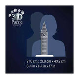 Ravensburger 3D-Puzzle Icons Big Ben – mit Licht – 235 Teile.