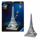 Ravensburger 3D-Puzzle Icons Eiffelturm - mit Licht - 243 Teile.
