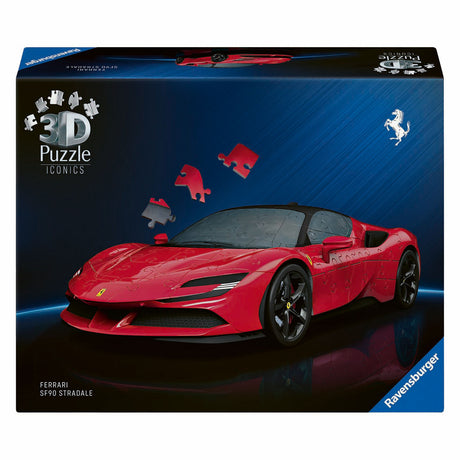 Ravensburger 3D-Puzzle Iconic Ferrari SF90 Stradale - 163 Teile.