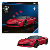 Ravensburger - Iconics: Ferrari SF90 Stradale - 3D-Puzzle - 108 Teile - Bauset für Kinder ab 8 Jahren