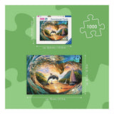 Ravensburger Puzzle Sonnenuntergangsspritzer - 1000 Teile.