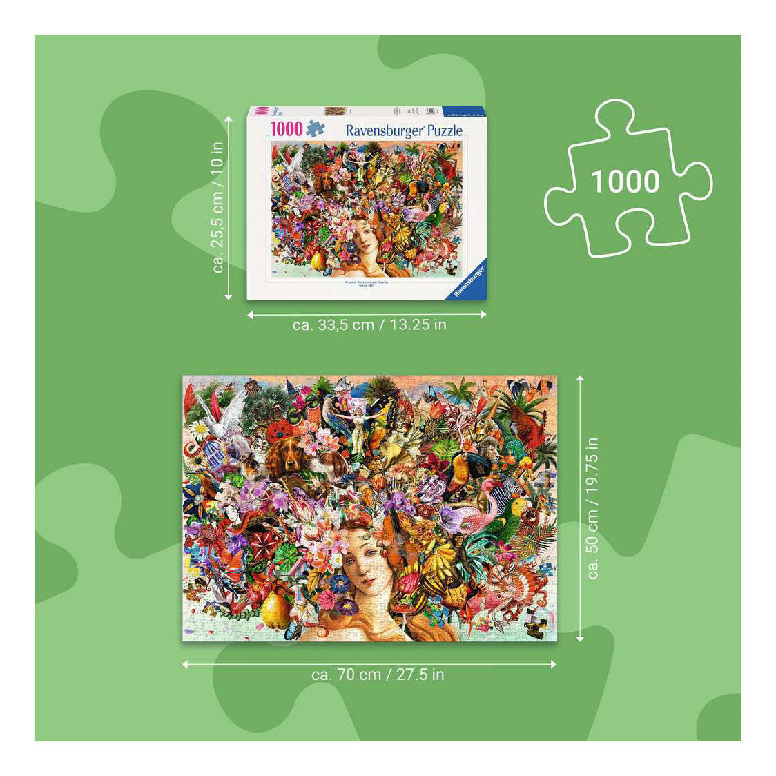 Ravensburger – creatieve gedachten – legpuzzel – 1000 stukjes