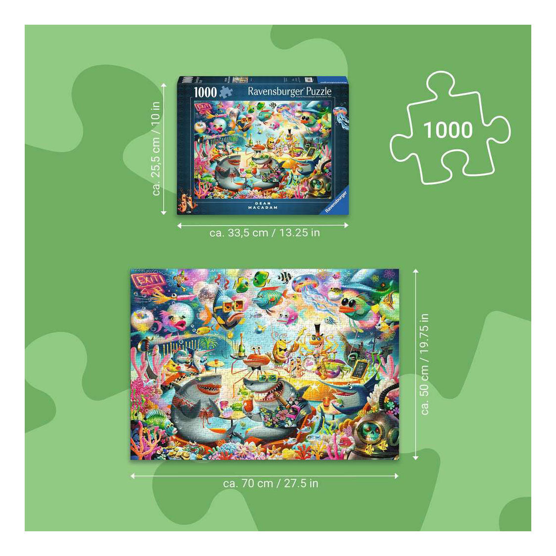 Ravensburger – Ocean Lounge – Puzzle – 1000 Teile