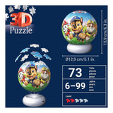 Ravensburger – paw patrol – 3d puzzle-ball nachtlicht – 73 stukjes