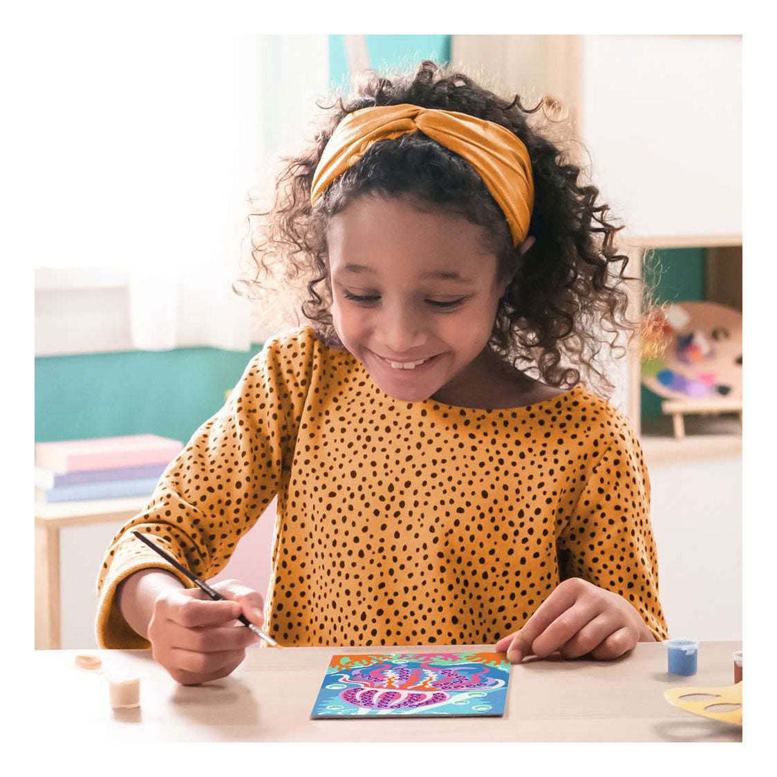 Ravensburger – creart: trendy jellyfish – schilderen op nummer