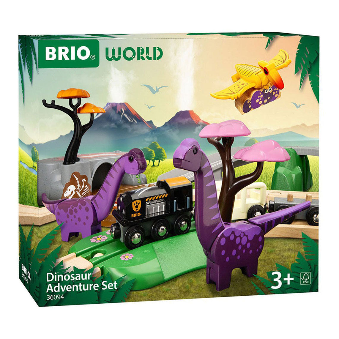 Brio World Dinosaurier-Abenteuerset