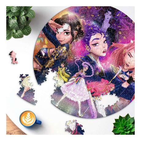 Ravensburger – Puzzle – Kpop-Dämonenjäger – rundes Puzzle 500 Teile