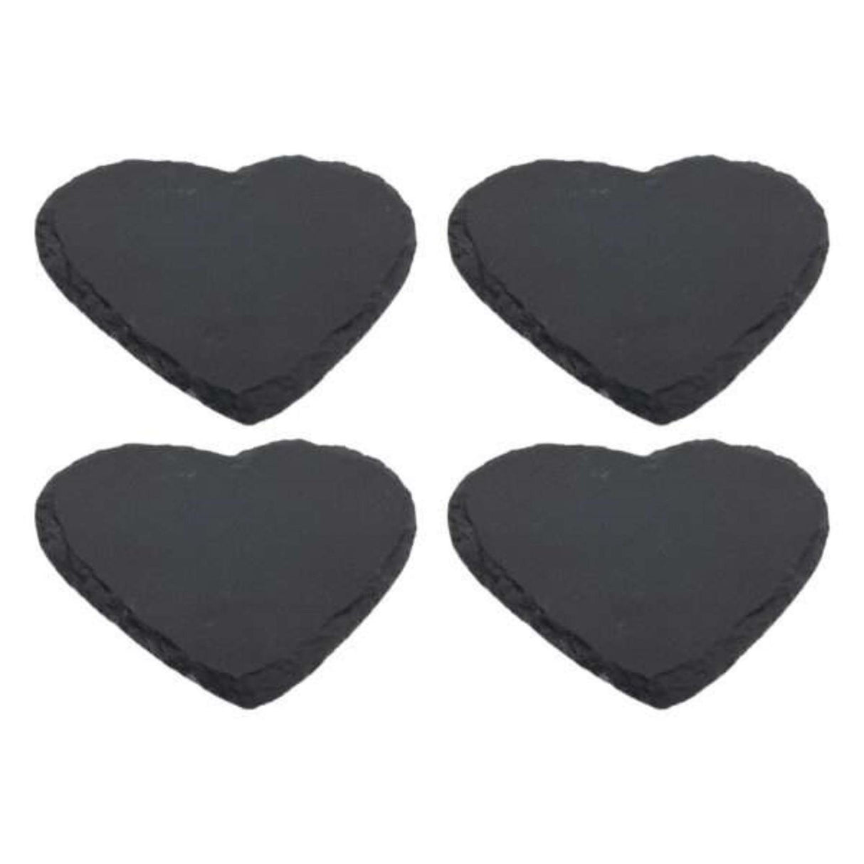 Untersetzer Schiefer Herz 10cm 4er Set