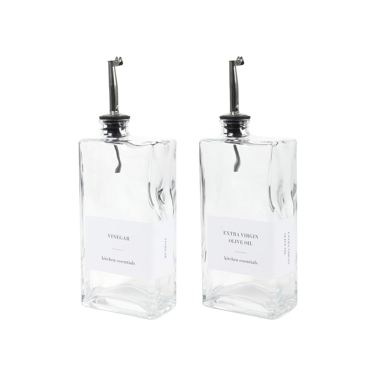 Olie- en azijnfles 2-delig xl 500ml