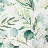 Creativ Company Duni Servietten Eukalyptus weiß 33x33cm