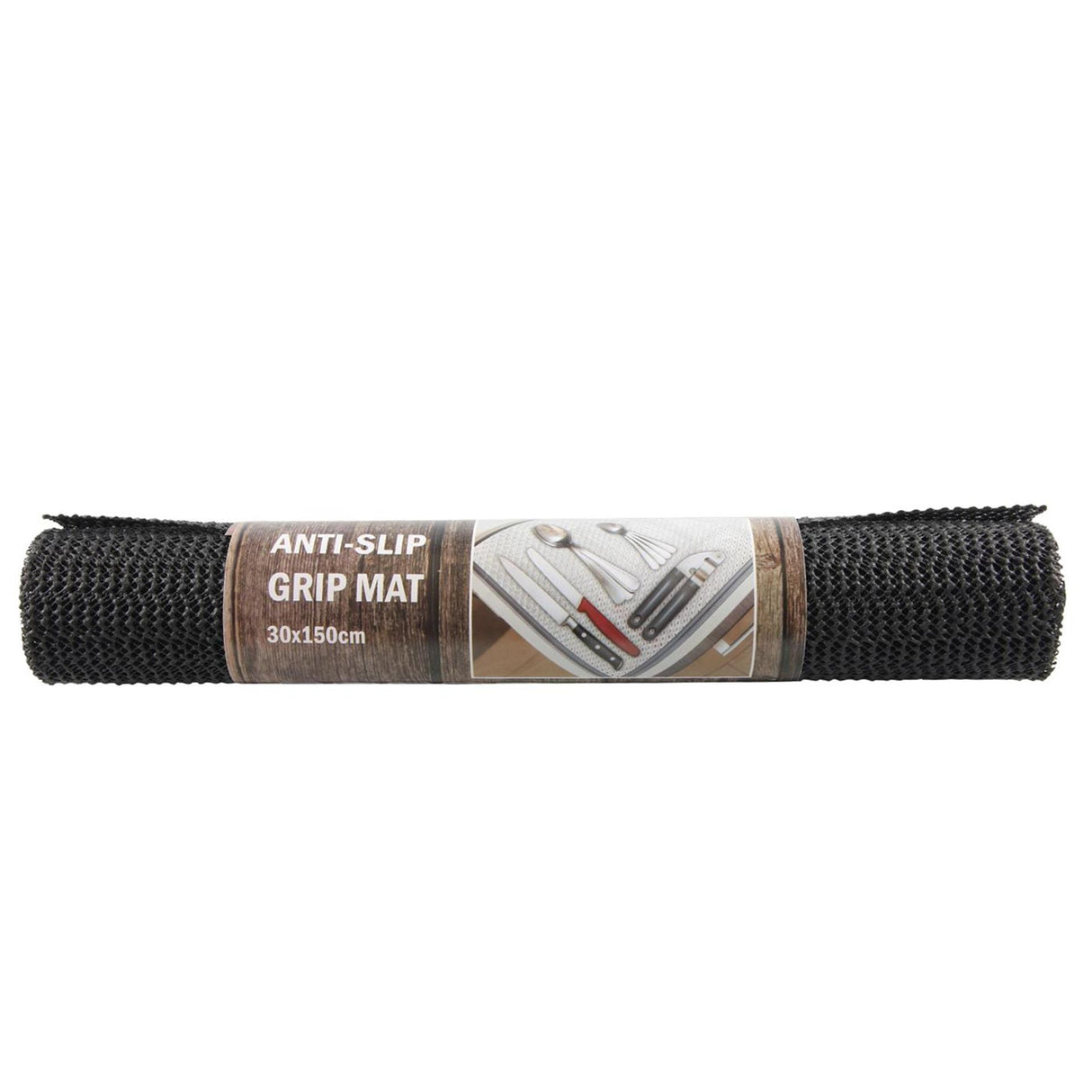 Antirutschmatte schwarz 150x30cm 180g m2