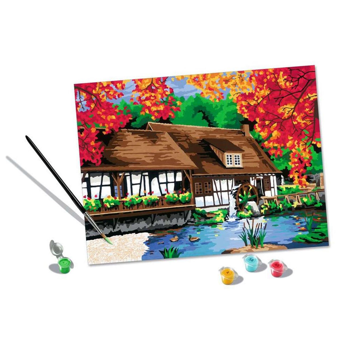 Ravensburger Kreart Painting bei Nummer - Molen in Blautopf