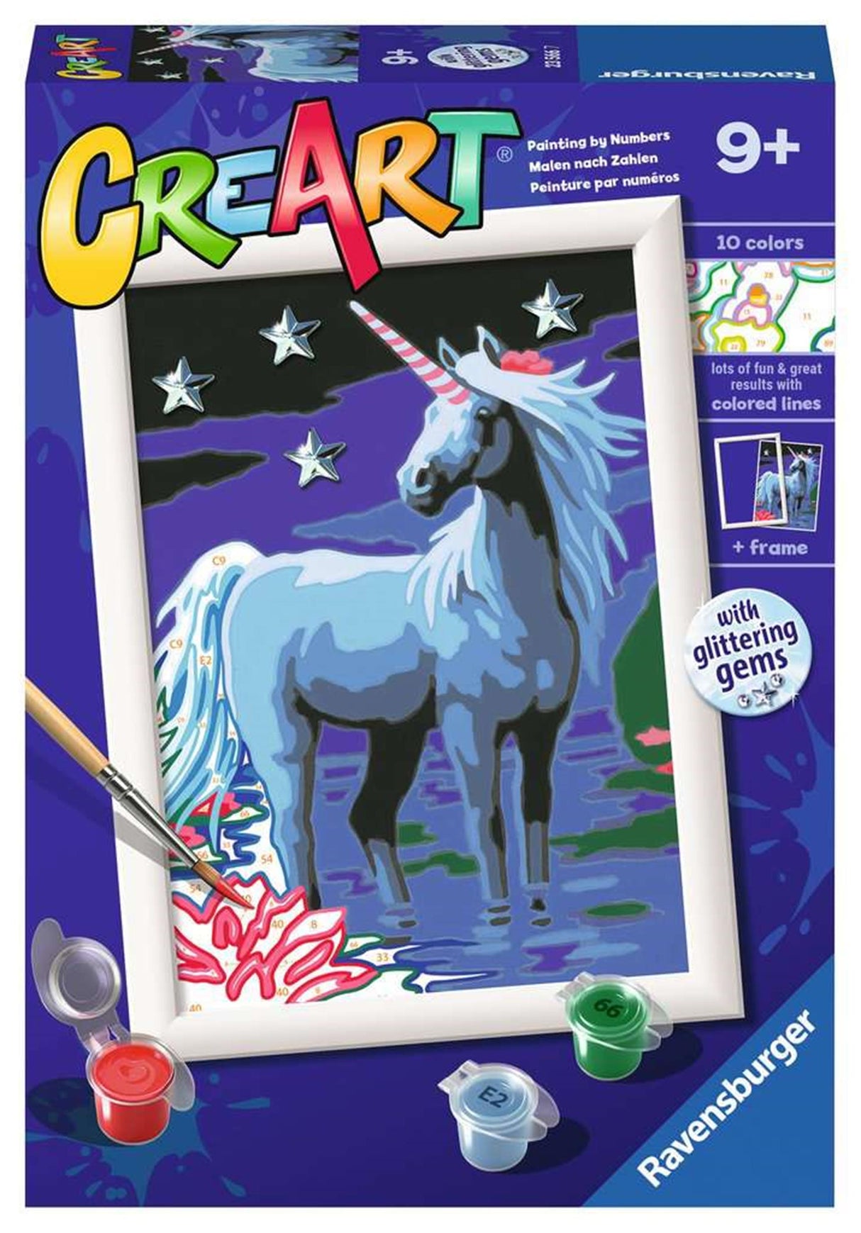 Ravensburger Kreart Painting nach Nummer - Magisches Einhorn