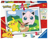 Ravensburger Kreart Gemälde bei Nummer - Pokémon -Klassiker