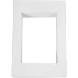 Creativ Company Passepartoutrahmen, Größe 19,8x28 cm, 500 g, weiß, 100 Stück 1 Karton
