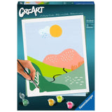 Ravensburger Creart Painting bei Nummer - in den Bergen