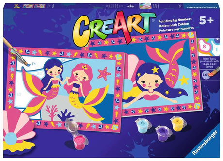 Ravensburger Creart Painting bei Nummer - Meerjungfrau Magie