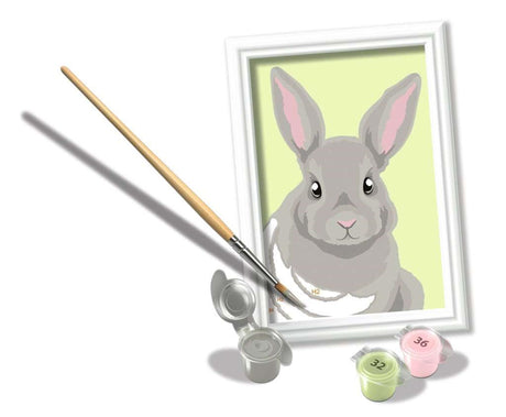 Ravensburger Creart Painting nach Nummer - graues Kaninchen