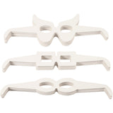 Creativ Firmengläser, H: 4,5-10 cm, L: 32 cm, weiß, 160 Stück 1 Box