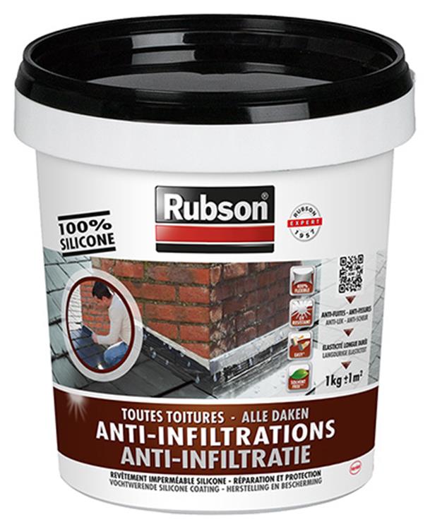 Rubson 1009516 - anti-infiltratie zwart 1kg | 4 stuks