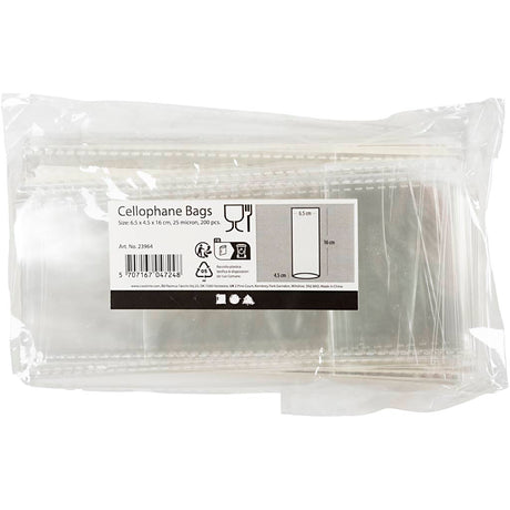 Kreativunternehmen https: www.cchobby.nl cellophane-bag-h-16-cm-dimensions-6-5x4-5-cm-200-piece-1-box