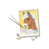 Ravensburger Creart Malen nach Zahlen – Pferd mit Blumen