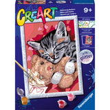 Ravensburger Creart Painting bei Nummer - Friedliches Kätzchen