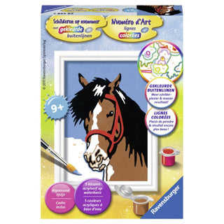 Ravensburger Malen-nach-Zahlen-Pferde-Look - Hobbypaket