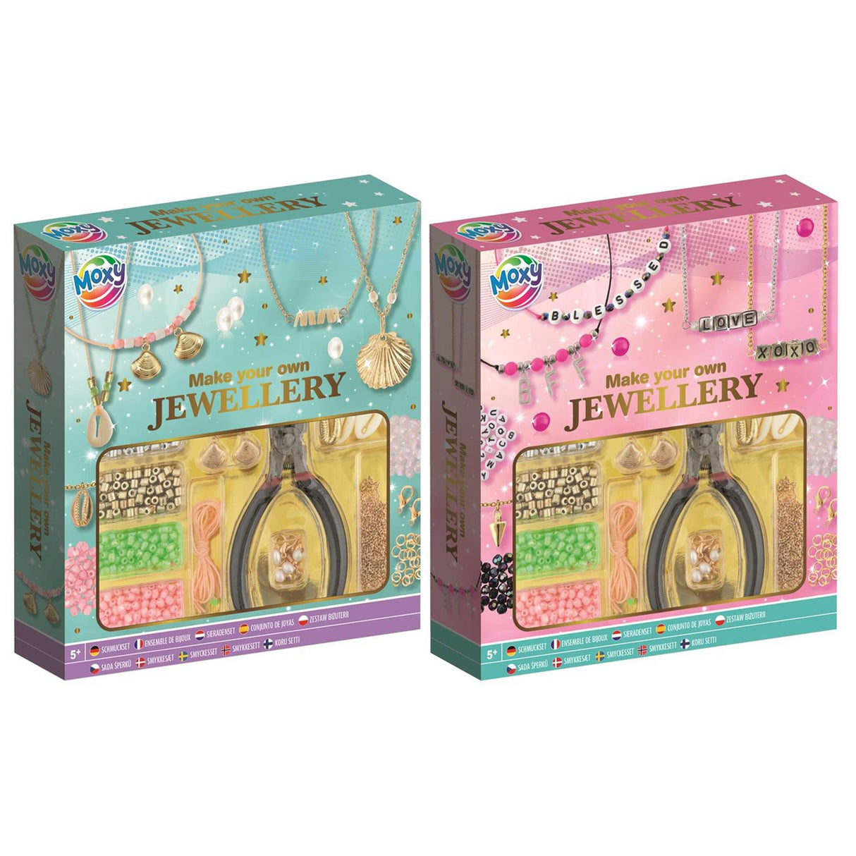 Grafix Moxy stellt Ihr eigenes Schmuckset her