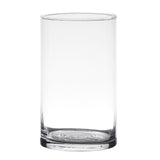 No brand Vase Zylinder 15x9 cm Glas | 12 Stück