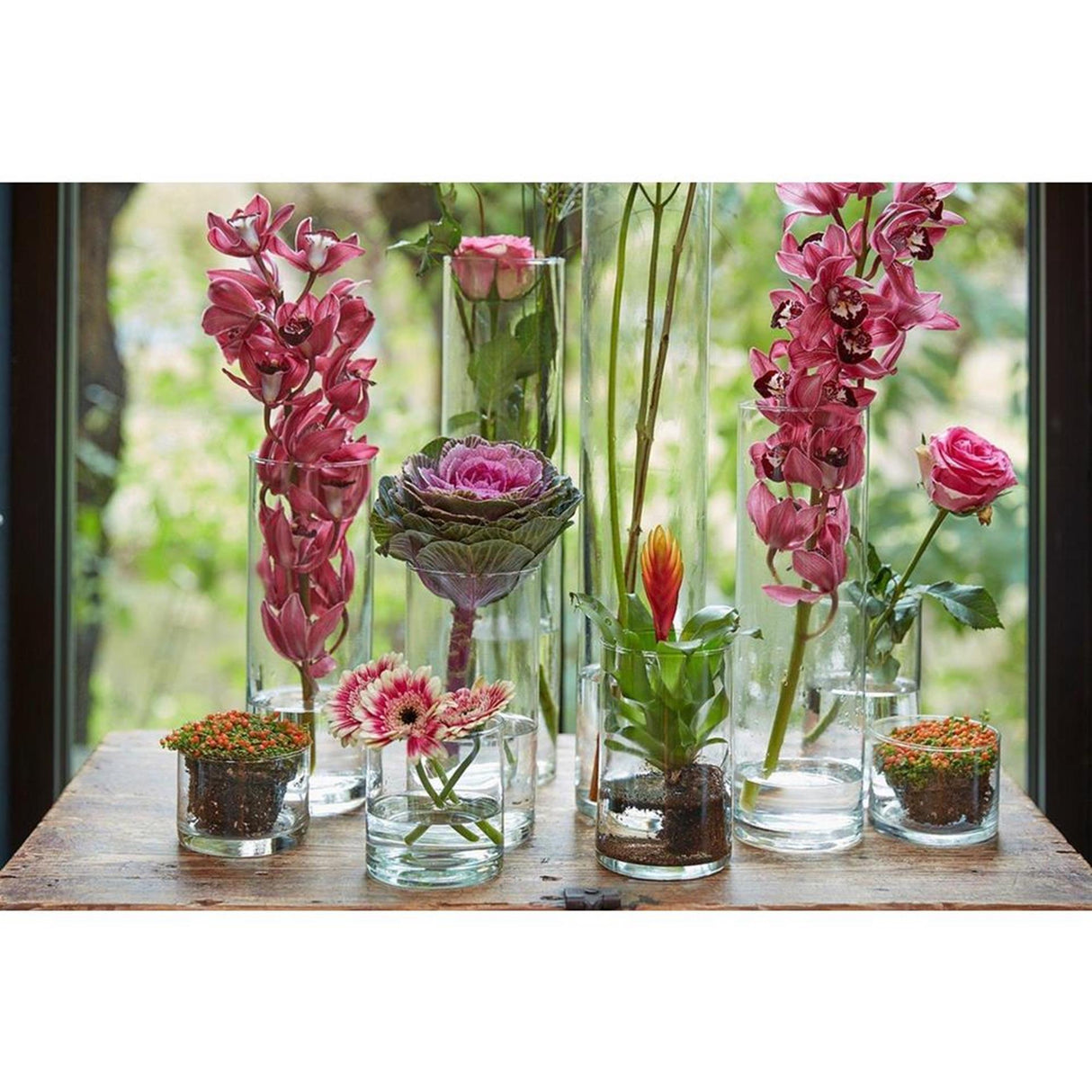B-living Zylindervase aus Glas ø9xh19cm