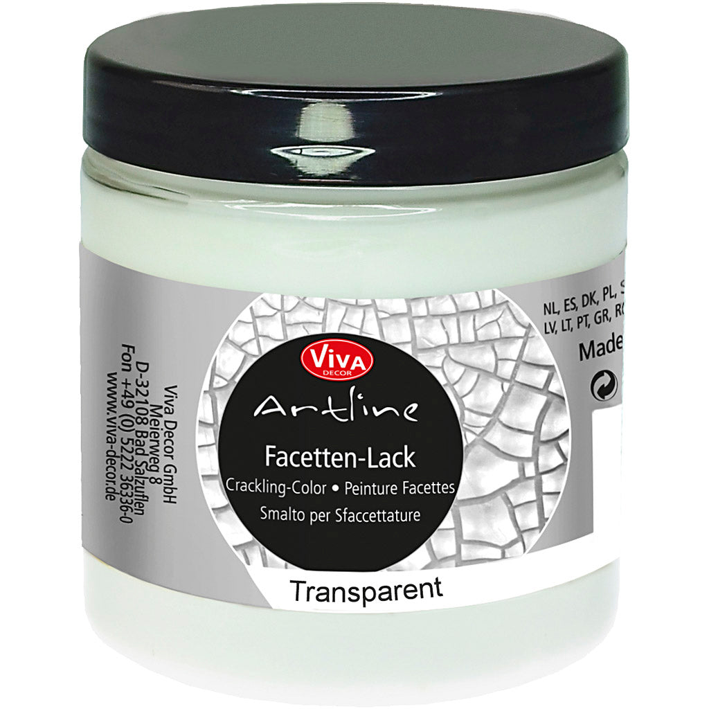 Viva Dekor Facettenlack, transparent, 250 ml 1 Dose