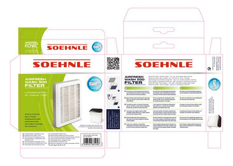 Soehnle 1059682 - Filterwäsche 500 | 4 Stück